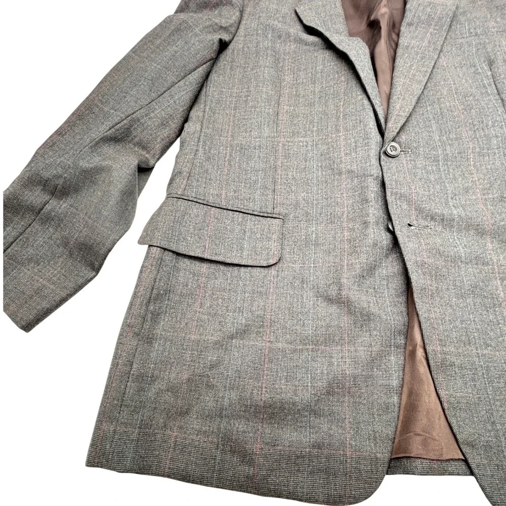 Chang's Tailoring Co Hand Tailored Custom Made 3 PIECE‎ SUIT MEN 46Rx36X30